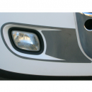 Stainless Steel Fog Light Trim For Freightliner Cascadia