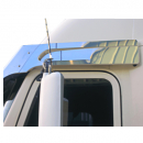 Stainless Steel Complete Visor Extension For Freightliner Century Models