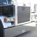 Stainless Steel Grill For Short Hood Peterbilt 379