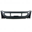 Black Plastic Center Bumper with Tow Holes for Freightliner Cascadia 113/125, Includes Rear Reinforcement, Replaces OE 21-28446-001/002