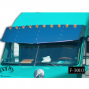 Freightliner 18x20 Inch V Style Visor - Durable and Stylish Truck Accessory