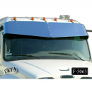 Freightliner 15x16.5 Inch V Style Visor - Durable, Perfect Fit, Enhance Your Truck's Look