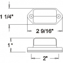 Mini License Light With .156 Female Barrels