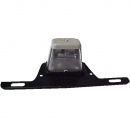 License Light with Steel License Plate Bracket - Durable and Easy to Install