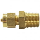 "TPHD 5/32" x 1/8" Brass Straight Air Line Fitting - Durable Brass Construction"