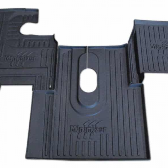 Durable International Floor Mats Model #103254 with Easy-Clean Tray System and Textured Grip Surface