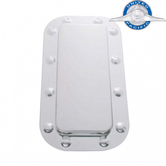 Stainless Steel Vent Door Cover with Dimpled Trim - Durable and Stylish