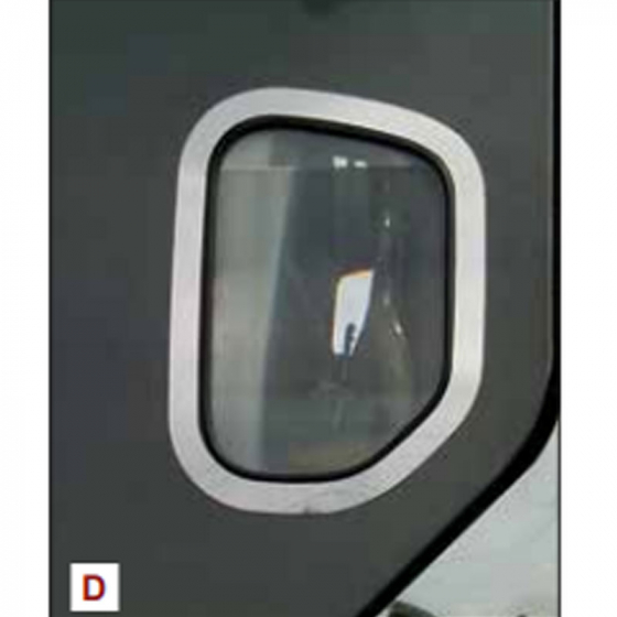 Freightliner Century/Columbia View Window Trims by Roadworks - Click for Options