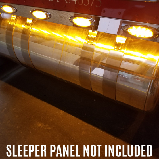 Peterbilt 70 Inch Downglow Sleeper Light Panels - Custom Fit for Enhanced Visibility