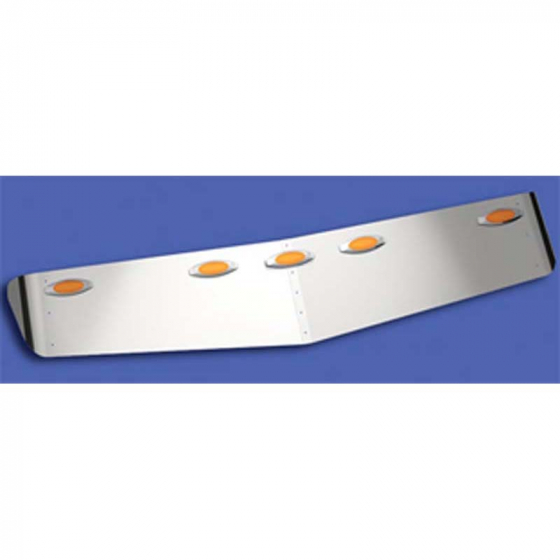 International ProStar 15 Inch Sunvisor with 5 LED Lights and Amber Lens