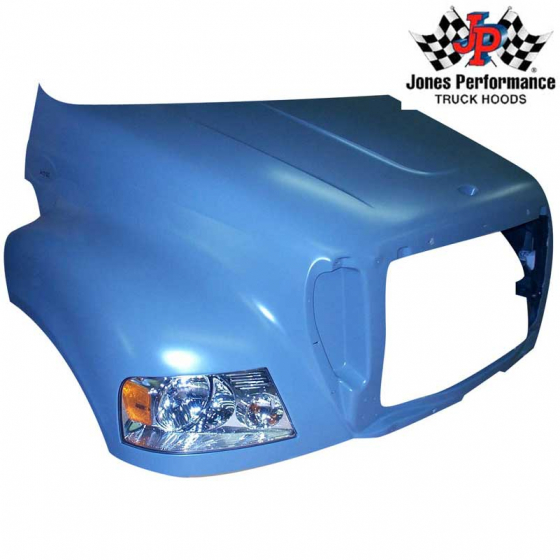 Ford F&B 2005 & Up Truck-Rodz Hood, Custom Design, OEM Replacement, Durable, Corrosion-Resistant, Pre-Drilled, White Gel Coat Finish