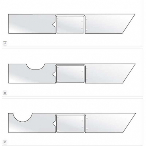 Freightliner FLD Upper Fairing Scuff Kits by Roadworks - Durable and Easy to Install