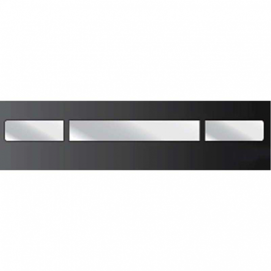 FLD 3 Piece Blank Bumper Inserts - Roadworks, Fits Freightliner FLD