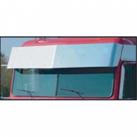 Freightliner Classic FLD Mid-Roof Visor 14.5 Inch Drop - No Lights Included - Multiple Lighting Options Available