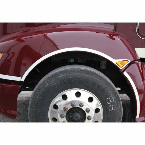 Kenworth T660 Front Fender Side Trim - Durable and Sleek Fit for Kenworth T660