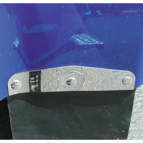 Kenworth W900L Front Fender Mudflap Bracket, Stainless Steel, Fits Most Models, Sold as Pair, Trux Manufacturer