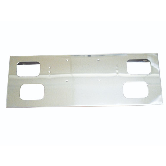 Stainless Rear Light Panel with 4 Square Lights for Enhanced Vehicle Visibility