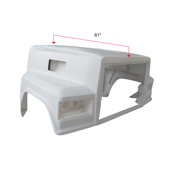 Ford LTL LL 1984-1996 61 Inch Fiberglass Hood Replacement