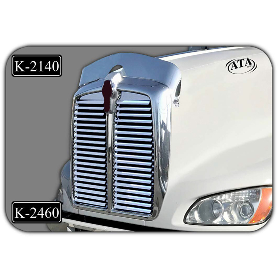 Kenworth T660 Grille with 19 Louvers - Durable and Stylish Replacement Part