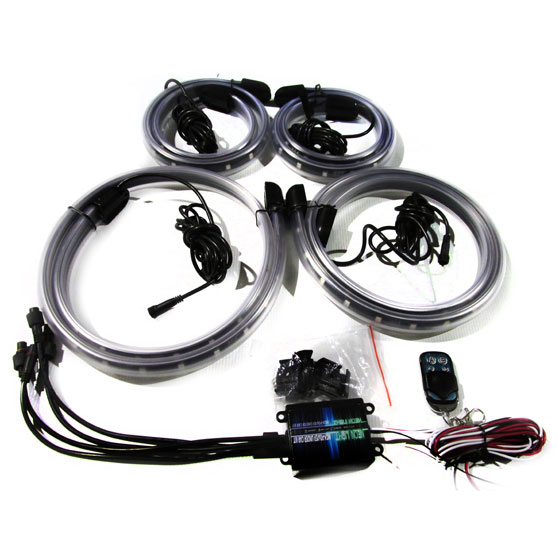 Sound Activated Multi-Color Flexible LED Underbody Kit for Cars - Enhance Your Ride with Vibrant Lights