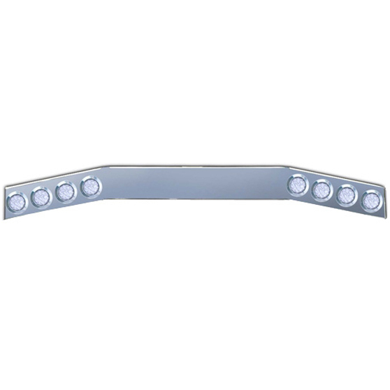 One Piece Container Light Bar With (8) 4" Light Holes