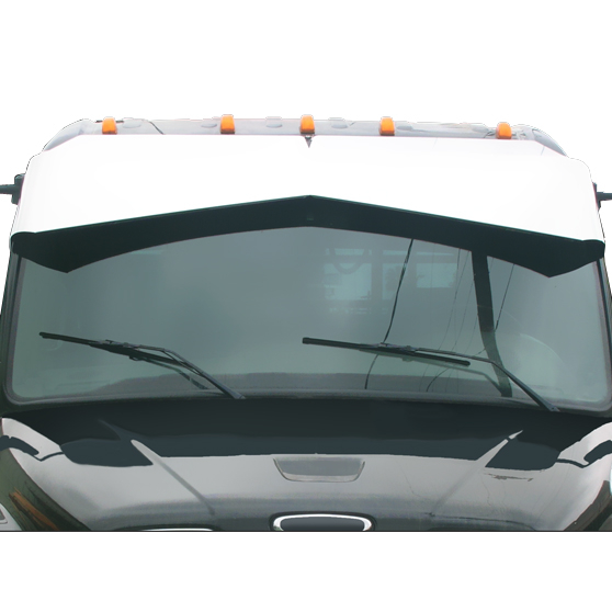 Stainless Steel Bowtie Botelho Blind Mount Visor For Freightliner M2 Business High Roof Models