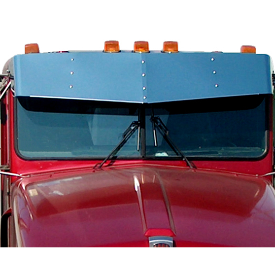 13" x 14 1/2" V Style Visor For Kenworth T600-800