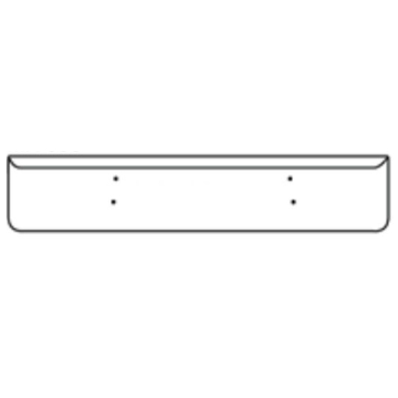 18" Stainless Steel Bumper With Mounting Holes For Mack R/RL/F/FL/FS