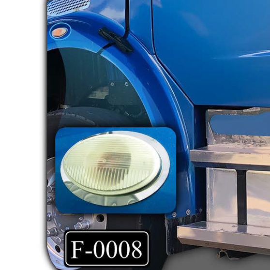 Freightliner M2 2008 Fender Light Trim - Durable, Perfect Fit, Enhances Vehicle Appearance