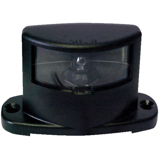 Durable Black Plastic License Plate Light for Cars and Trucks