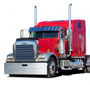 Freightliner Classic 2003 And Earlier Standard Mount 7 Gauge Heavy Duty Chrome Plated Box Bumper With Tow Hole