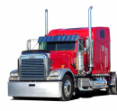 Freightliner Classic 2003 And Earlier Standard Mount 7 Gauge Heavy Duty Chrome Plated Mitered Bumper With Tow Hole