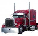 Peterbilt 379 7 Gauge Heavy Duty Chrome Plated Standard Mitered End Bumper With Tow Hole