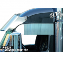 Alt text: "Peterbilt 579 8 Inch Munster Chop Top Window Trim - Custom Fit, Sleek Design"